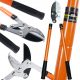  BLACK anvil telescopic garden shears – cutting width 55 mm