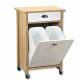  kitchen cabinet with waste separation containers