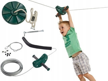 Complete Zip Line Zipline – Green GREEN