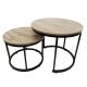  Kontrast SK102 coffee table round 53 x 53 x 45cm Sonoma oak
