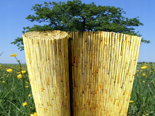 Shade net for fence - reed mat, protective fence, fence 1.5x6.0 m