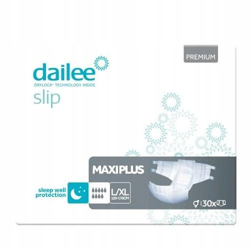  Dailee Slip Premium Maxi Plus Nighttime Diapers L/XL