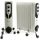  LTC 2500 W oil radiator white, gray