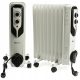  LTC 2500 W oil radiator white, gray
