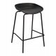  Grego Design bar stool, black, 65 cm