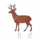  GARDEN DECORATION RUSTIC METAL DEER