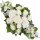 Decoration for a grave, a bouquet of flowers for a monument in a cemetery