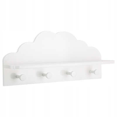  Etagère suspendue Atmosphera en MDF blanc