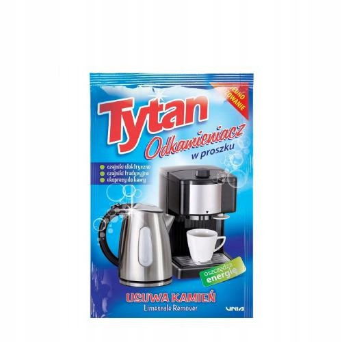  TYTAN 10x Universal Descaler for Kettles, Coffee Machines, Powder Sachet