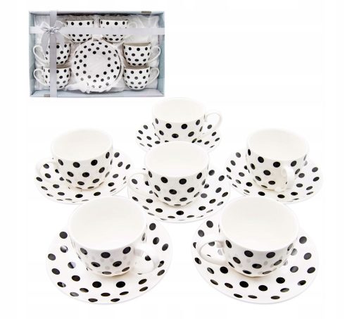 Cup and saucer for coffee and tea Filiżanka Bella Fiore 240 ml