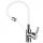Maibang FLEX floor-standing kitchen faucet white, silver