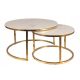  Signal coffee table, BENCHES, round, 80 x 80 x 42 cm, white