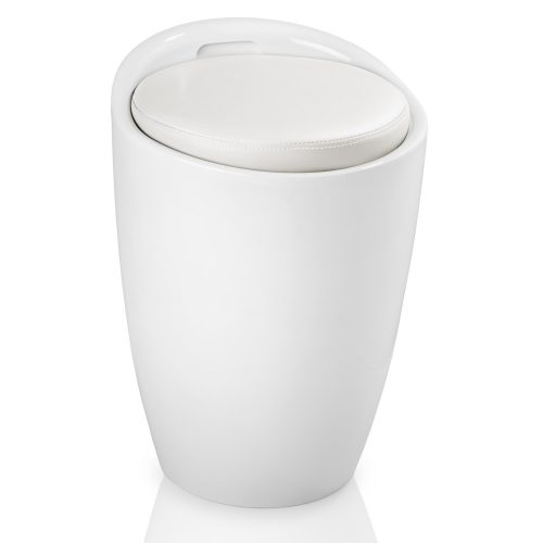 Laundry baskets and containers TecTake laundry basket 18l white