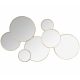  Atmosphera wall mirror, circle, metal frame, 610 x 370 mm
