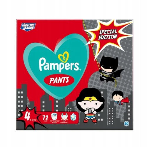  Pampers Pants Size 4 72 pcs.