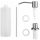 Quadron Keira dispenser 350 ml chrome