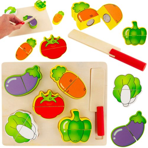  WOODEN CUTTING VEGETABLES 5PCS BOARD KNIFE