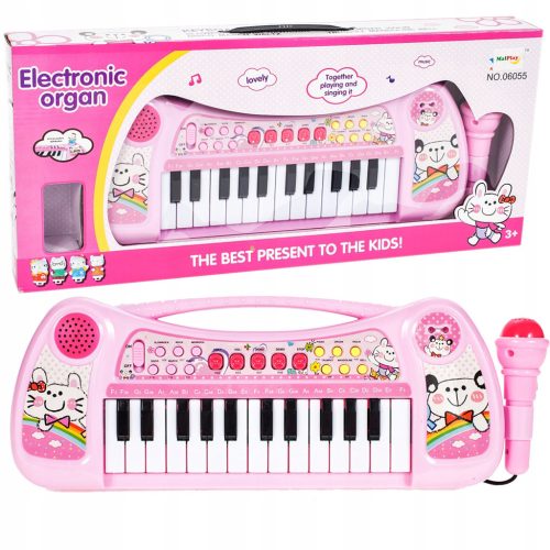  Pianinko Organki Keyboard for children with microphone