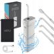  PORTABLE DENTAL IRRIGATOR, CORDLESS, TOOTH POWERFUL, TRAVEL WHITE
