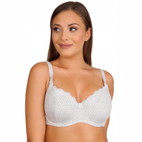  Cotton Nursing Bra 1644 Jovite – Light Grey, 95F, Standard