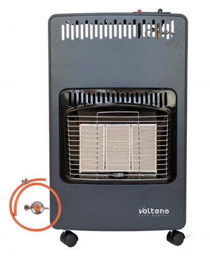  GAS STOVE FOR CYLINDER, HEATER + HOSE, REDUCER, 4.2 kW, ECO STOVE