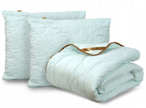  COUVERTURE ANTIALLERGIQUE TOUTE L'ANNÉE 160x200 + 2x OREILLERS 70x80 Produit polonais