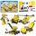  Building bricks Construction vehicles Trucks Concrete mixers Helicopter 193