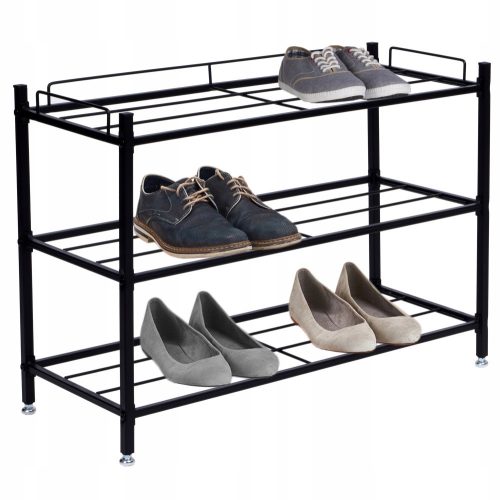  Armoire à chaussures Gockowiak 60 x 44 x 25 cm noir