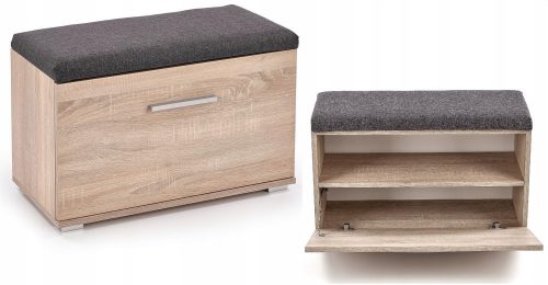  Halmar Lima ST2 armoire à chaussures avec siège 70x45x32 cm chêne Sonoma