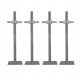 Foot, base of the Warsaw scaffold frame, 4 pieces, small base