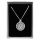  SILVER NECKLACE FLOWER OF LIFE SYMBOL SACRED GEOMETRY