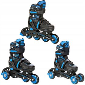    Patins à roulettes réglables 3-en-1 Croxer Nollan 26-29 roue LED