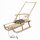  Wooden sled with backrest + seat + pusher