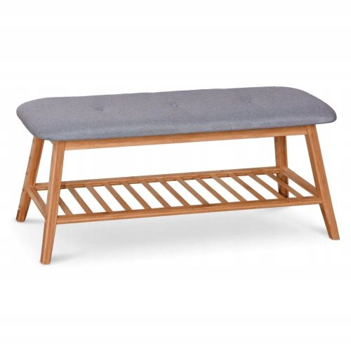  Banquette Halmar 100 x 44 x 30 cm dans les tons gris