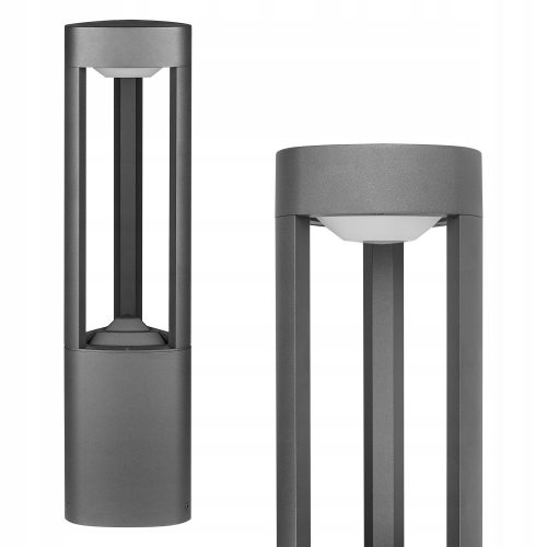  Rectangular light pole LVT GX53 50 cm black