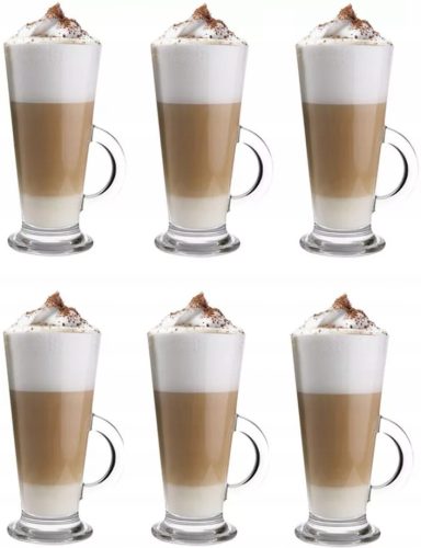 Glasses and cups Tadar Latte glasses 250 ml 6 pcs.