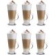 Glasses and cups Tadar Latte glasses 250 ml 6 pcs.