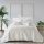 SOFT BLANKET PLUG SLEEVE FOR A Bedspread made of Spod Igly i Nitki Polyester 160 cm x 220 cm white