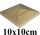  Canopy roof on a 10 cm high wooden post - pyramid