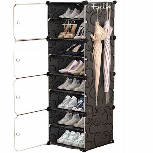  MAXXLLC meuble à chaussures 42 x 128 x 32 cm noir