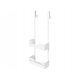 Bathroom shelves Deante mokko shelf for cabin type C bianco ADM A54K