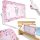  Safety rail for Ikonka bed 94 x 48.5 cm, pink tones