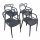 Chairs for garden, terrace and balcony Zolta garden chair, black plastic