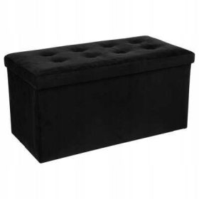  Atmosphera bench with storage space 78 x 38 x 38 cm black