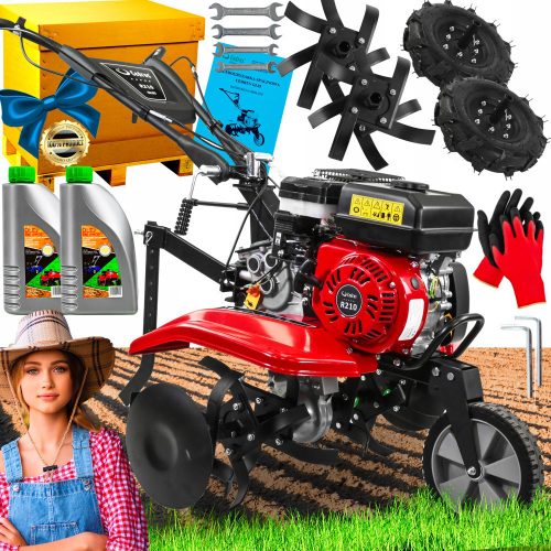 Motorhacken. Zeder tiller 81 cm 4200 W 7 HP
