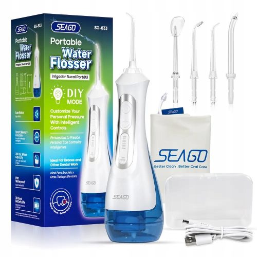  Seago SG-833 cordless irrigator, white