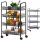 Four-tier shelf on wheels SZ08