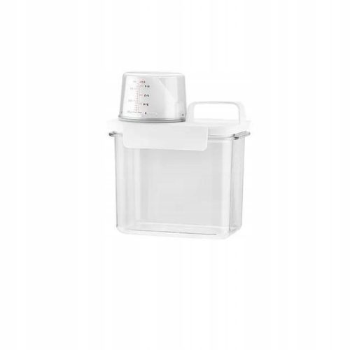 Cups and containers for the bathroom CONTAINER FOR WASHING POWDER WITH A METER FOR SOFTENING LIQUID, BOX 1100 ml