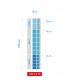 Shade net for fence - FOREST FENCE GRID 180/17/15 M 50 m STRONG