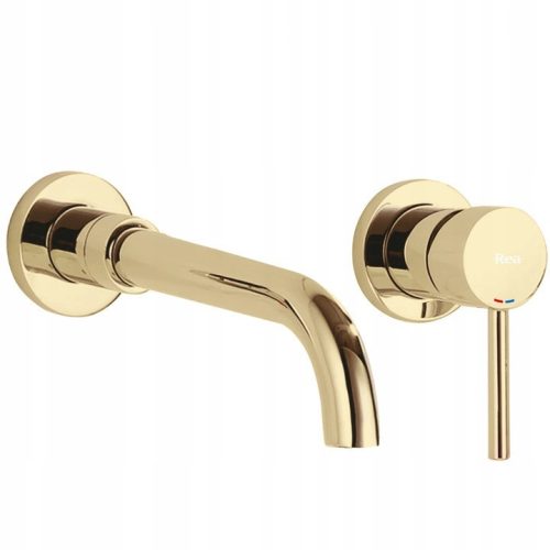 Rea Lungo Long Gold concealed washbasin tap